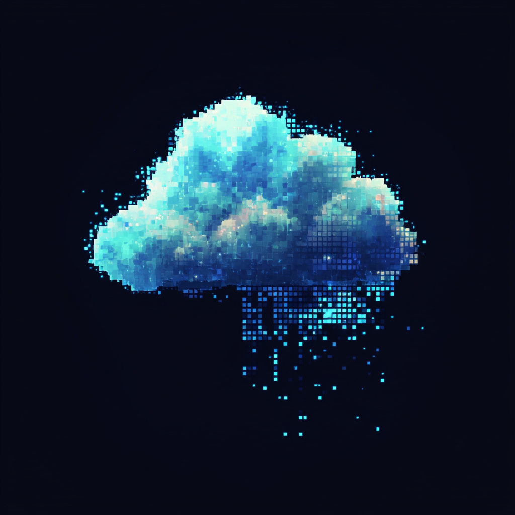 Azure Storage Dienste Cloud Überblick Pixel Grafik