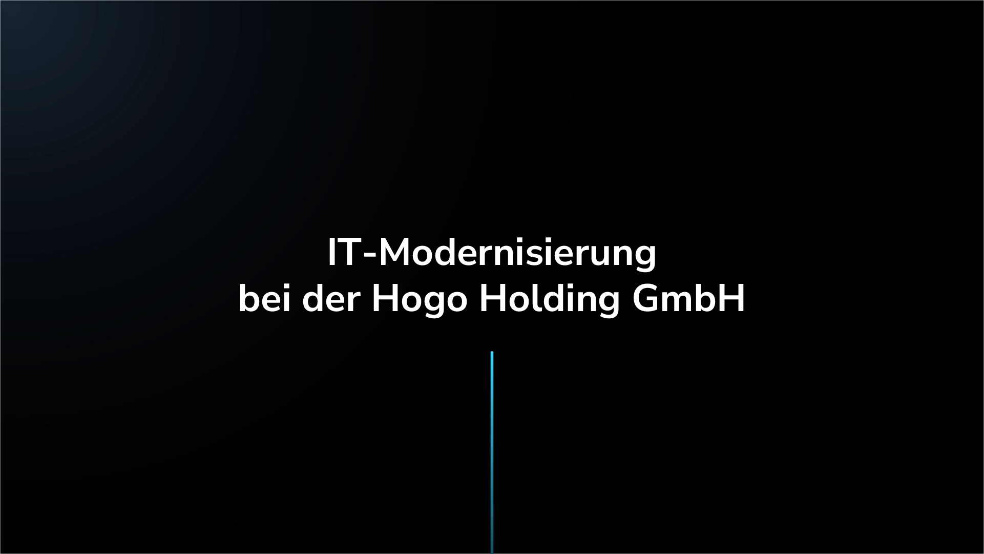 Modernisierung der IT bei HOGO Holding mit Microsoft Lösungen
