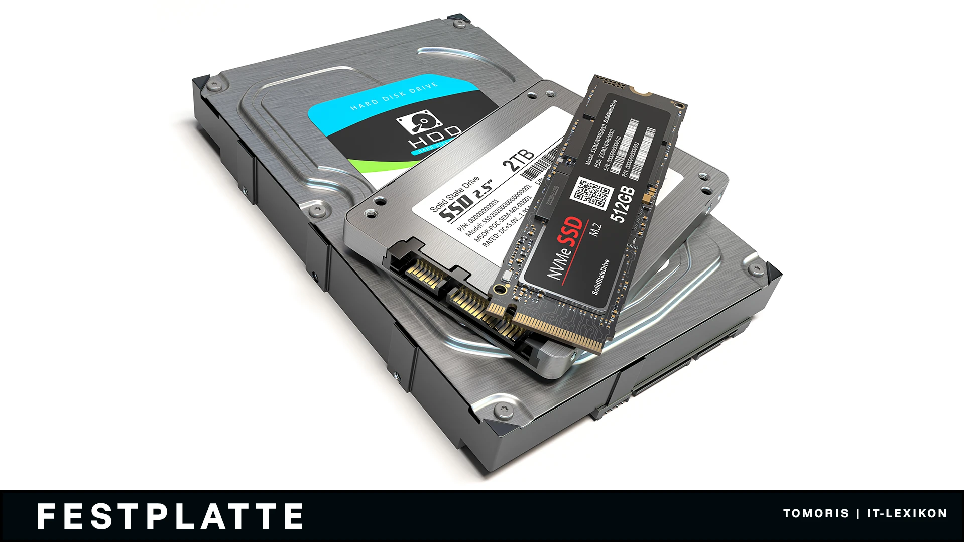 festplatte hdd ssd speicherlaufwerk zur dauerhaften datenspeicherung im computer
